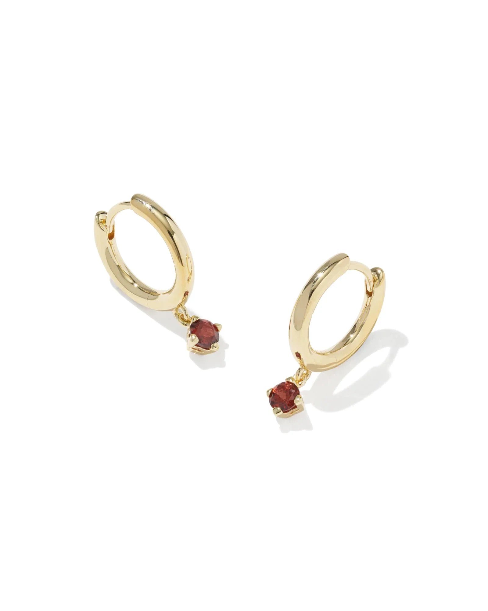 Maisie 18k Gold Vermeil January Huggie Earrings - 1
