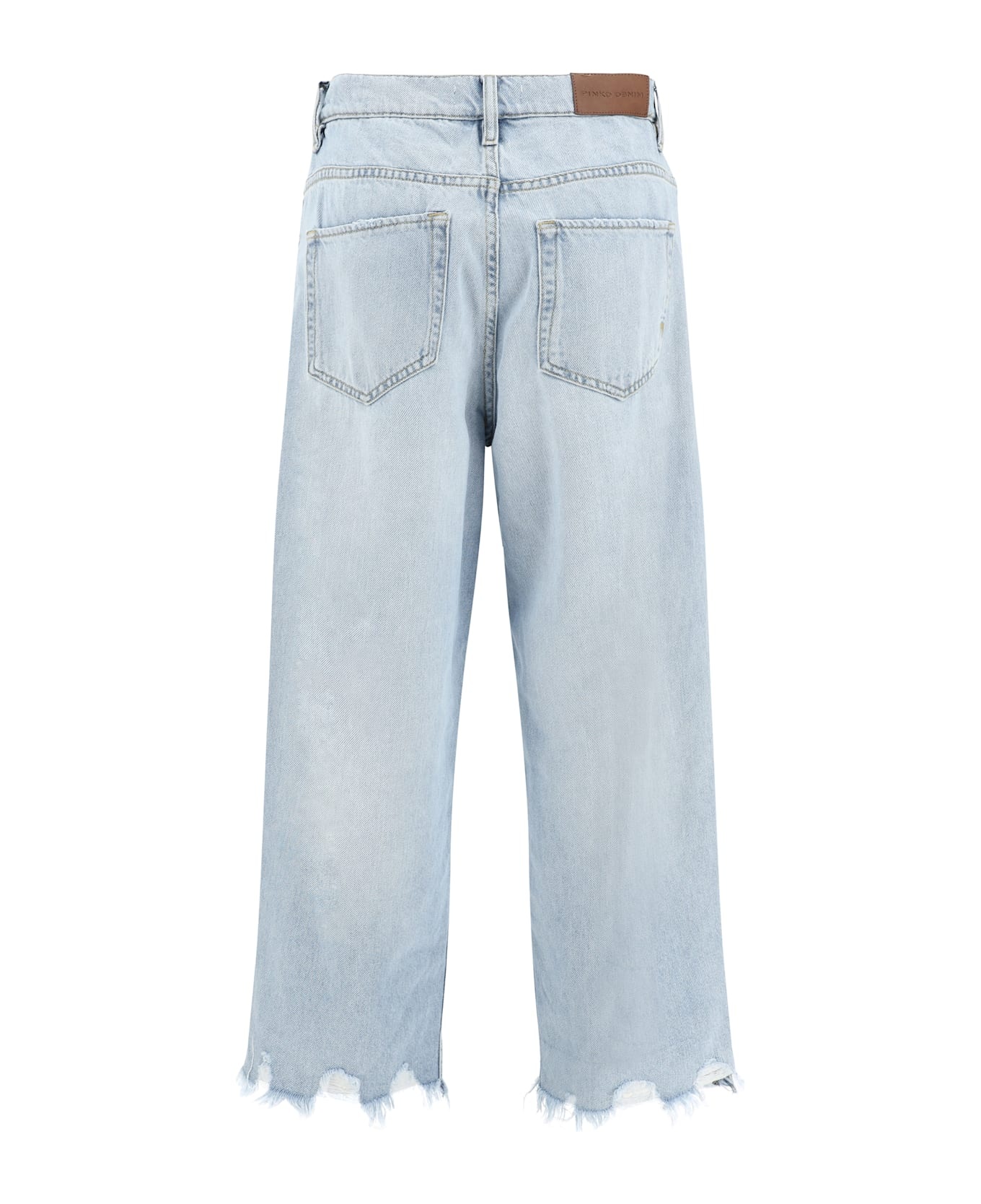 Ripped Hem Jeans - 3