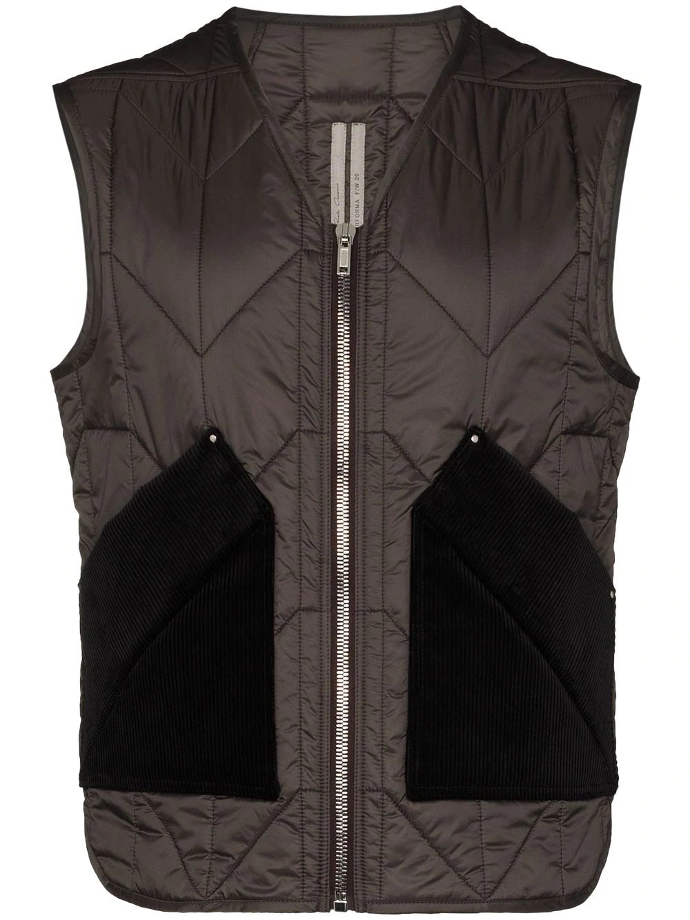 quilted gilet - 1