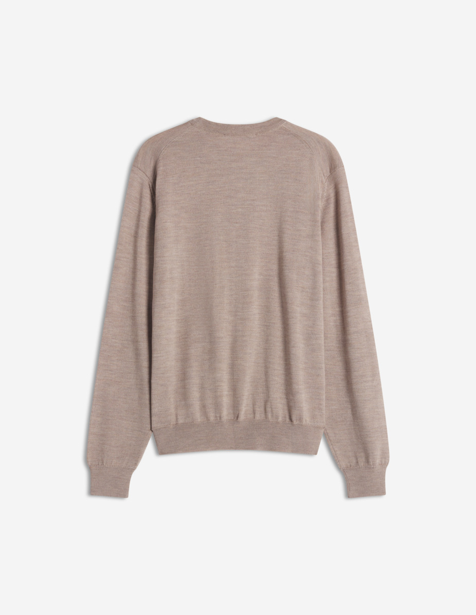DOUBLE FOX HEAD MERINO REGULAR JUMPER - 2