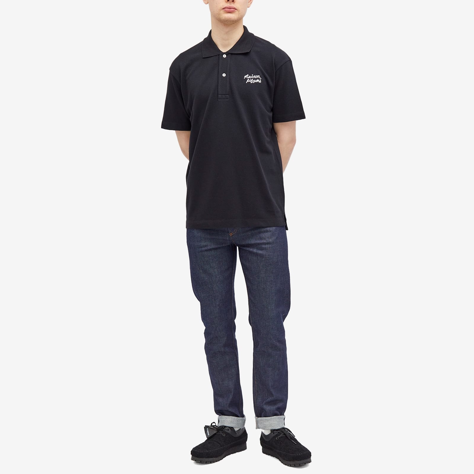 Maison Kitsune Handwriting Comfort Polo - 4