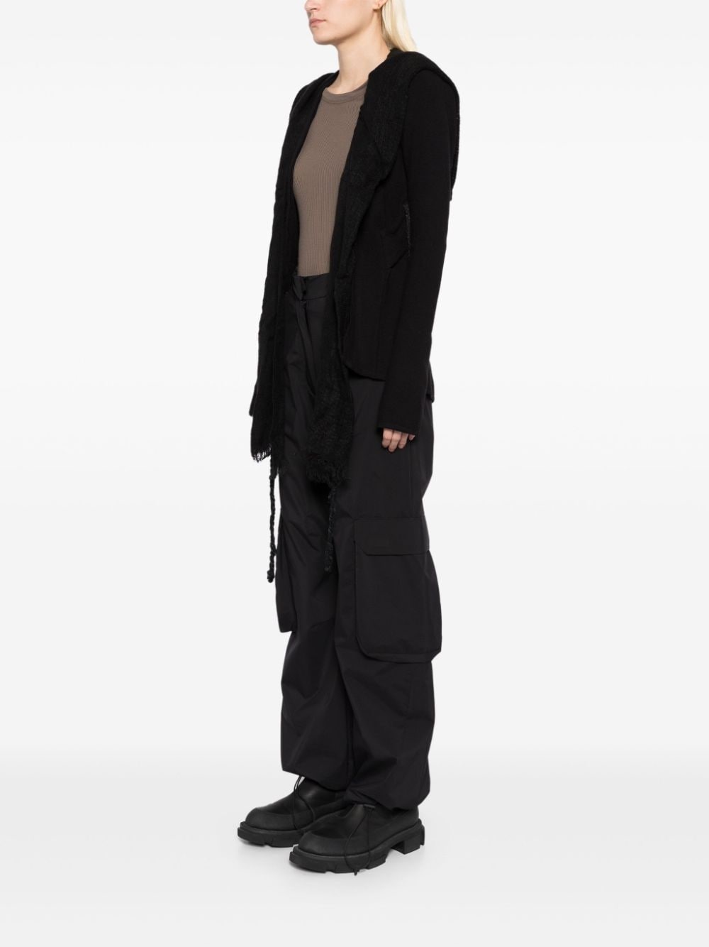 hooded cardigan - 3