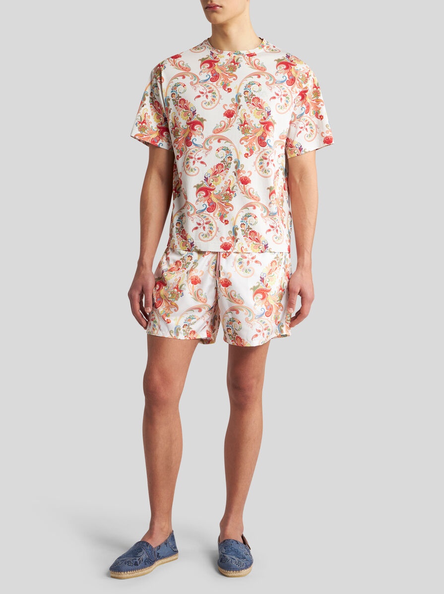 ETRO SUMMER PAISLEY SWIM SHORTS - 4