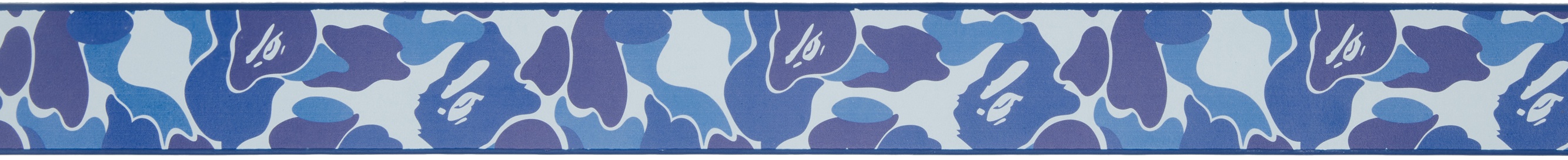 Blue ABC Camo 'Bape' Leather Belt - 2
