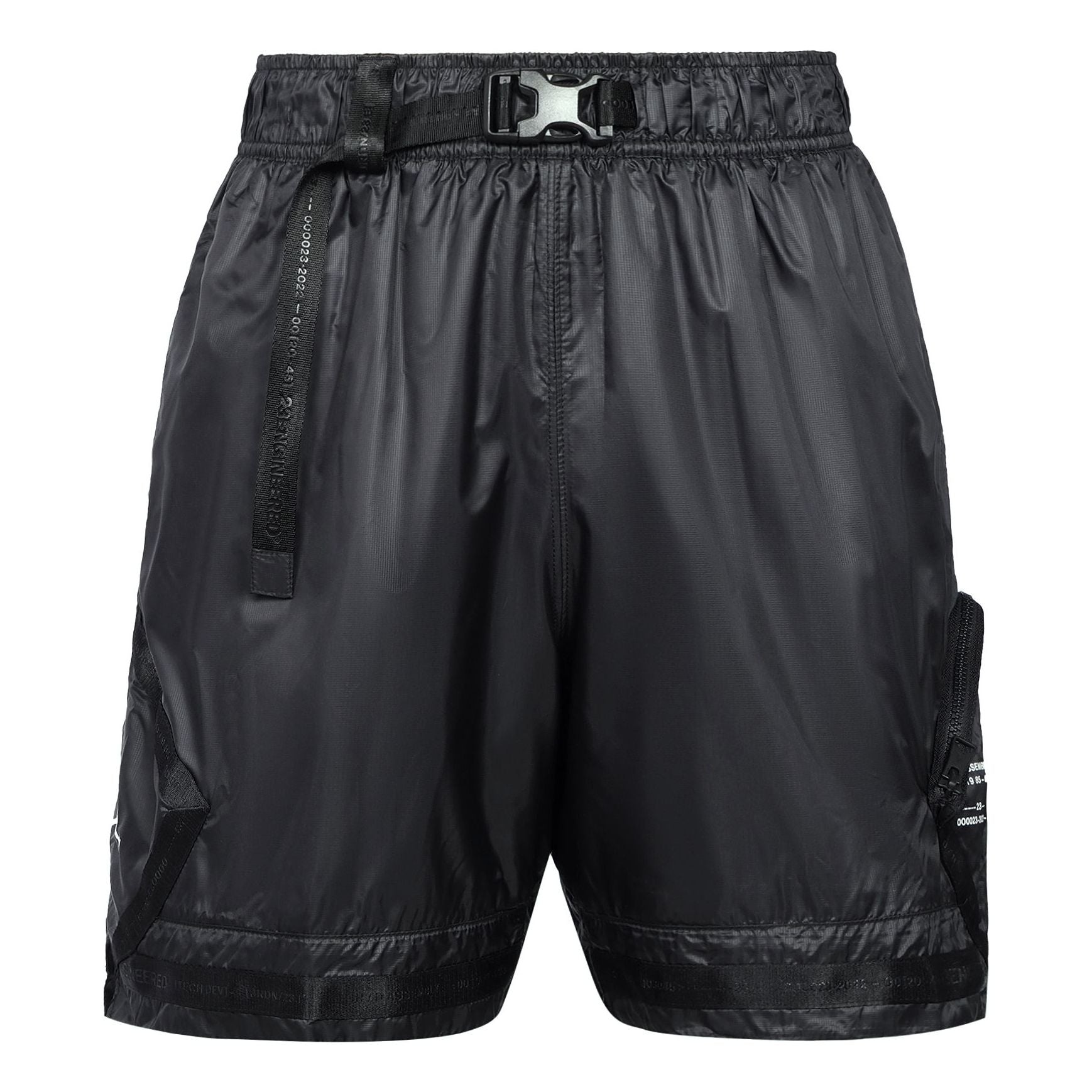 Air Jordan SS22 23 Engineered Solid Color Woven Training Sports Shorts Black DM1391-010 - 1