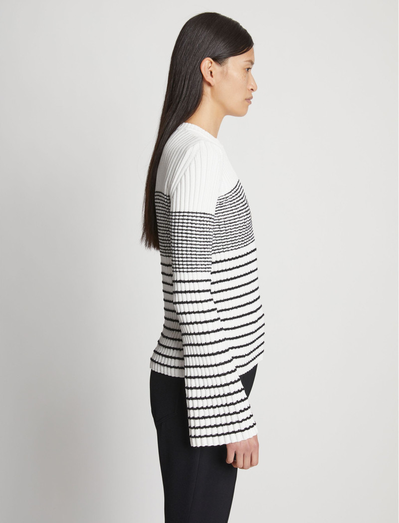 Boucle Mini Stripe Sweater 6