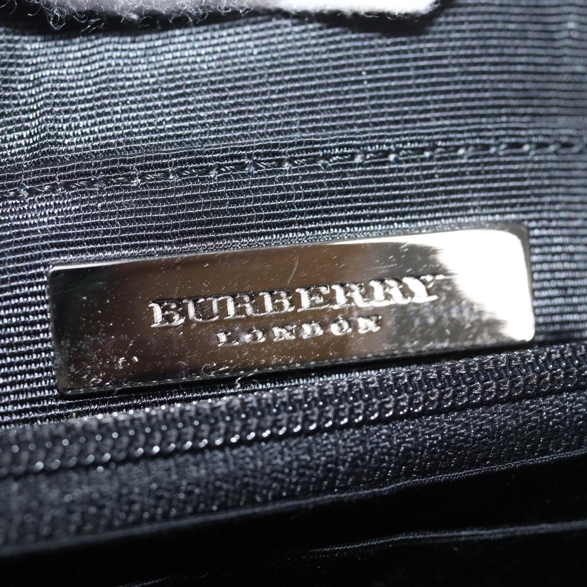 Burberry Hand Bag Leather Black - 11