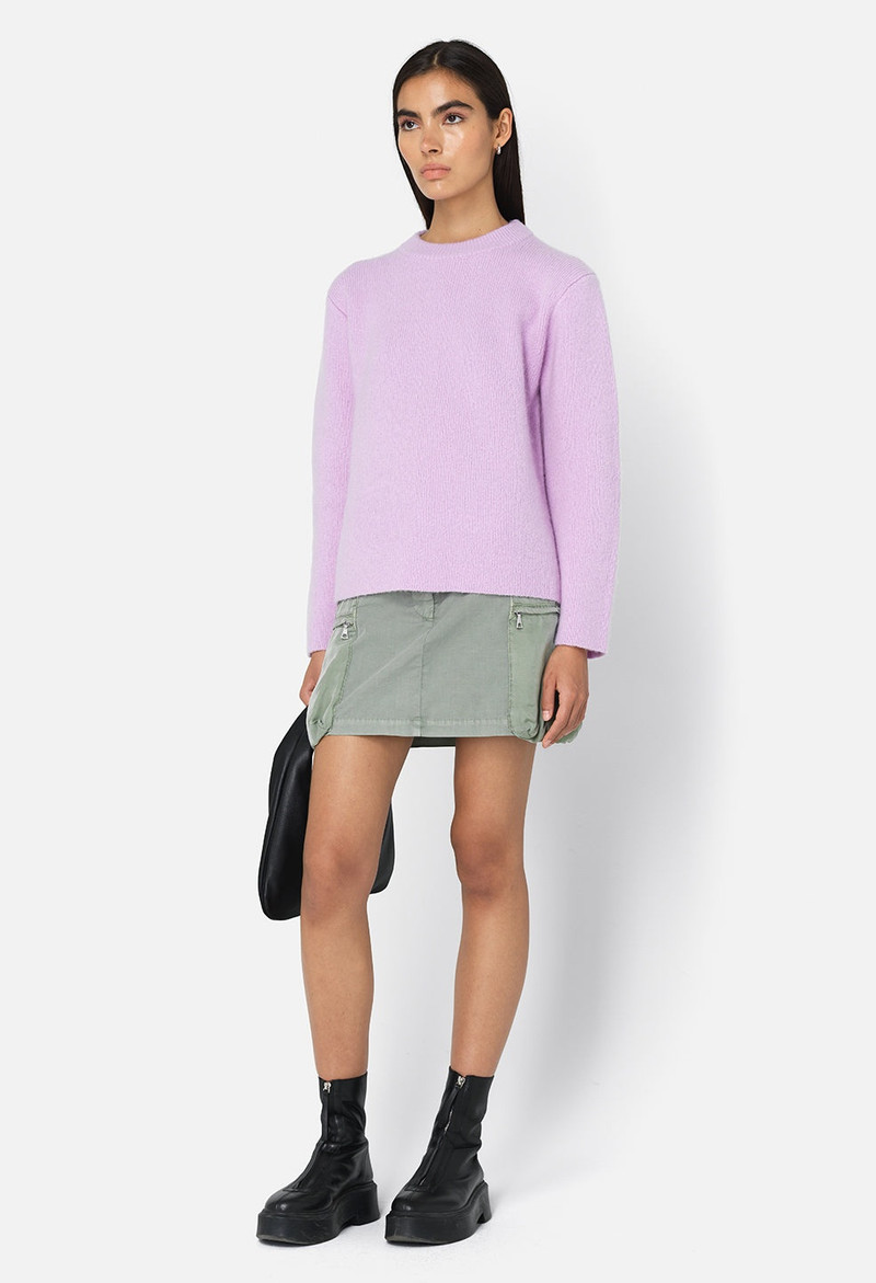 FOGGY WOOL CREW SWEATER 4