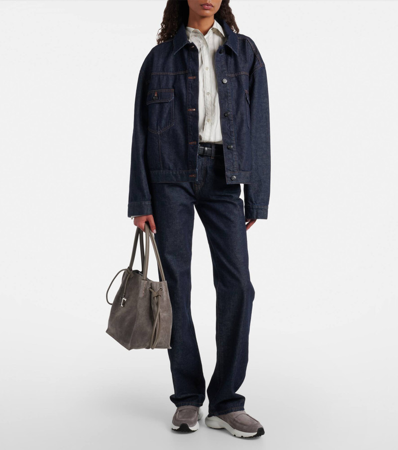 Tod's Shearling-lined leather slip-on shoes outlook