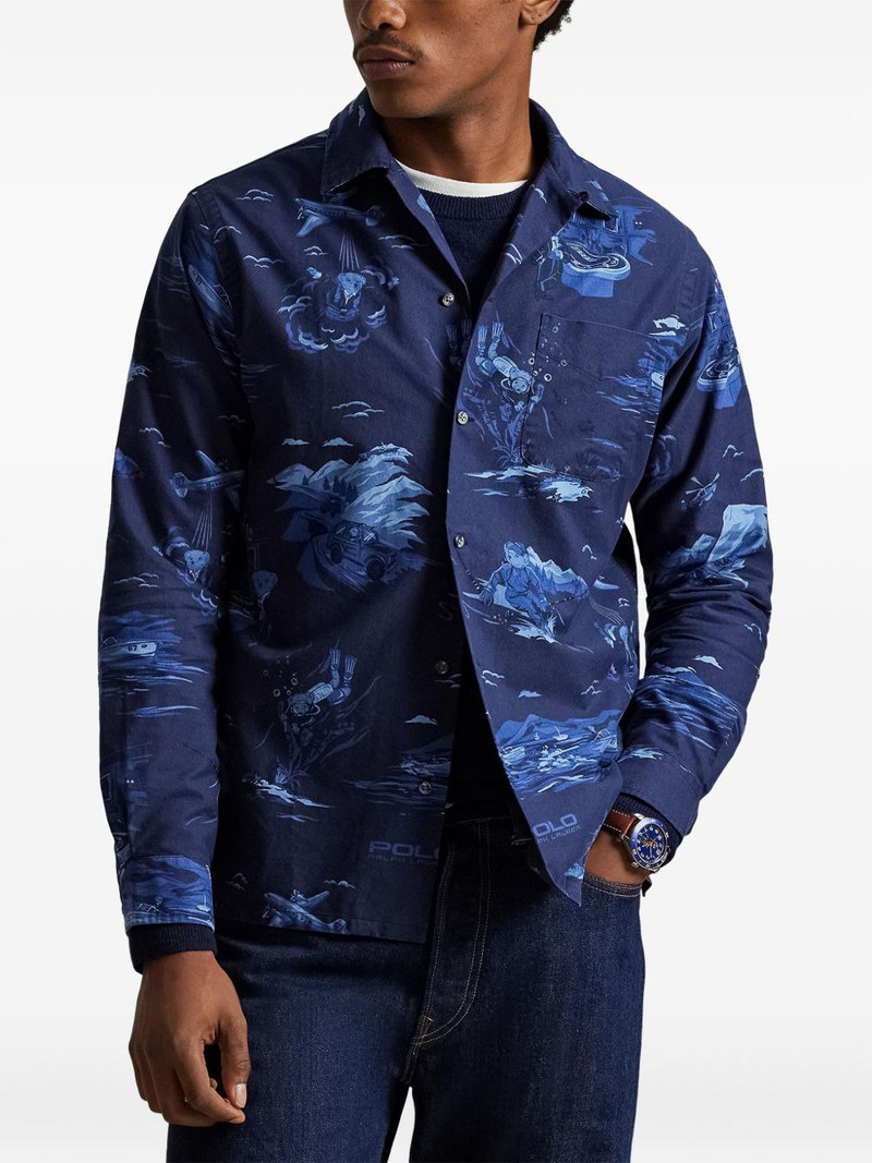 spy polo-bear printed shirt 3
