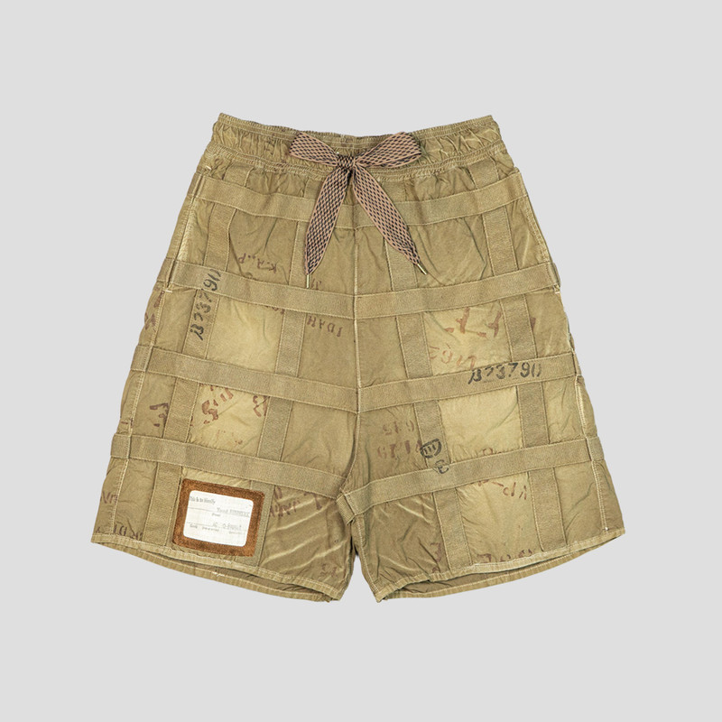 PRISONER-CRAFT TATTERSALL SHORTS 1