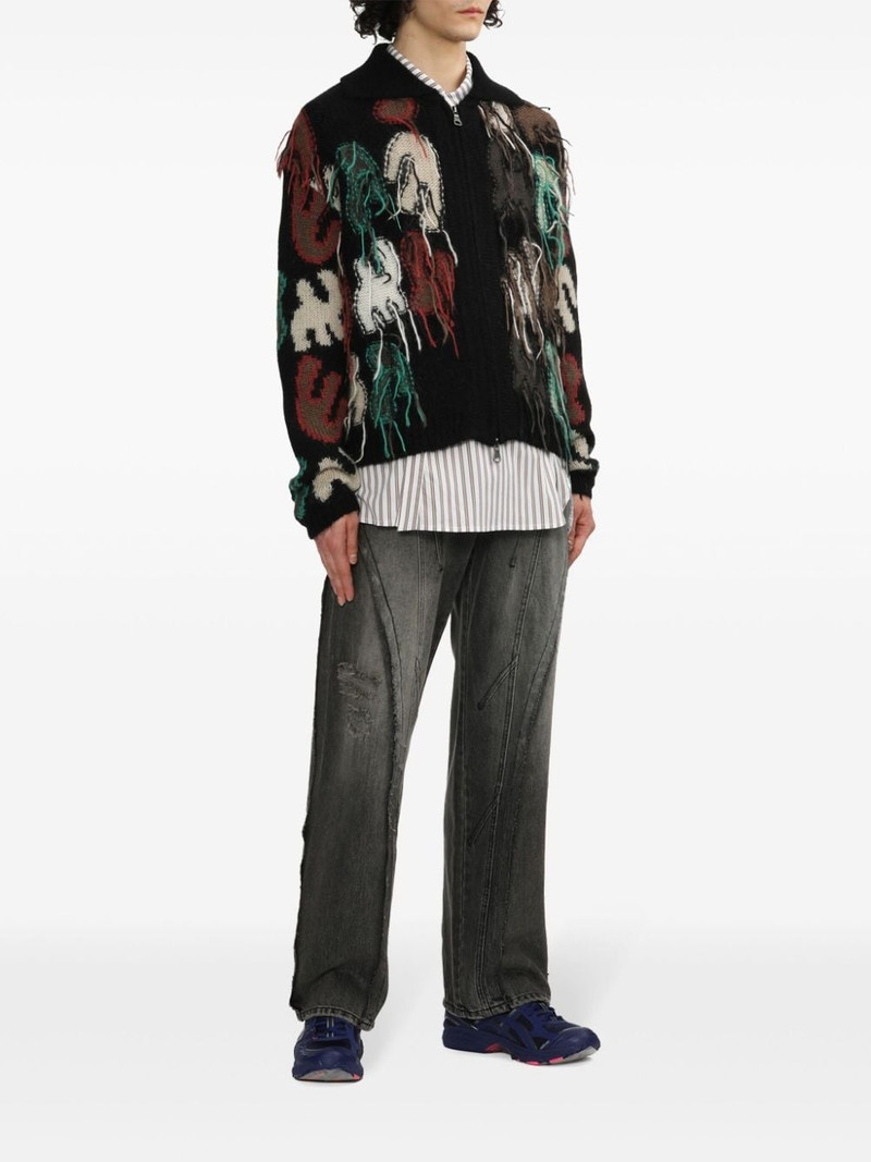 Andersson Bell Rainbow intarsia cardigan outlook