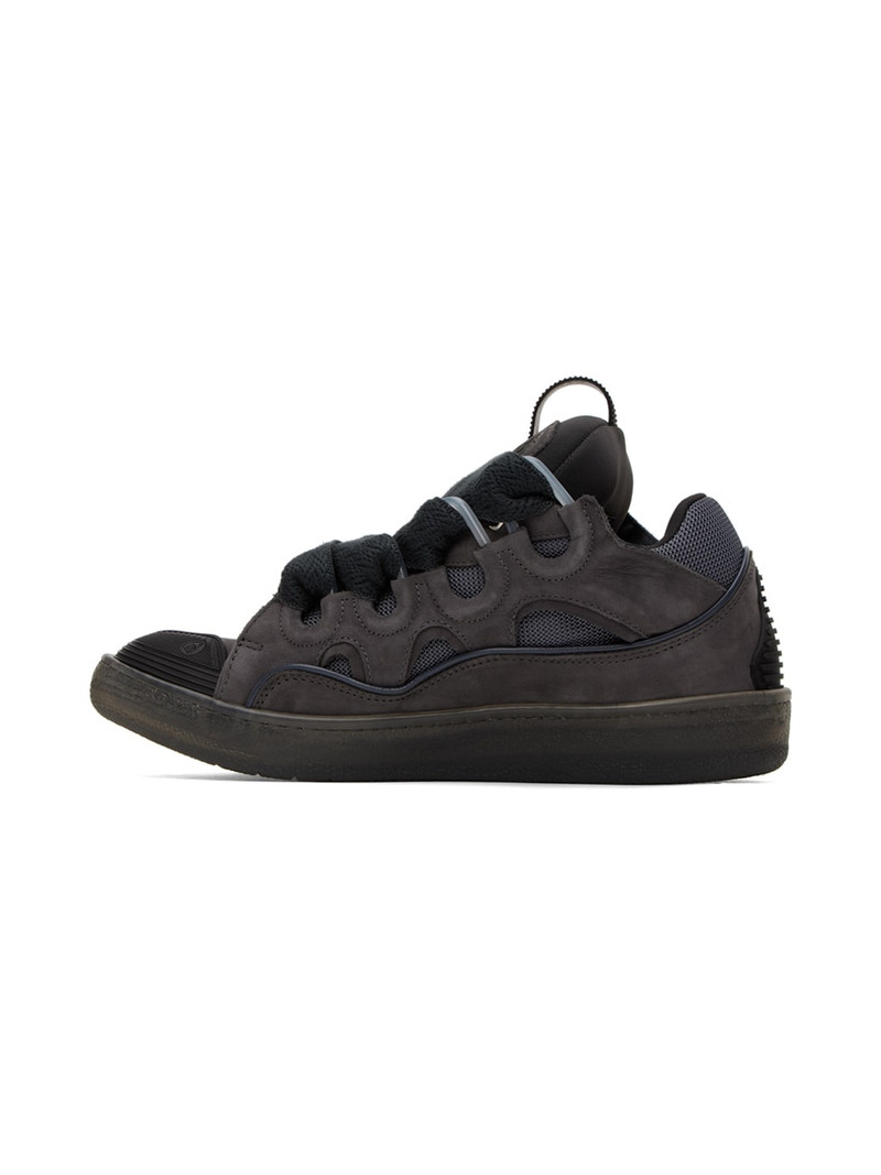 Lanvin Gray Curb Sneakers outlook