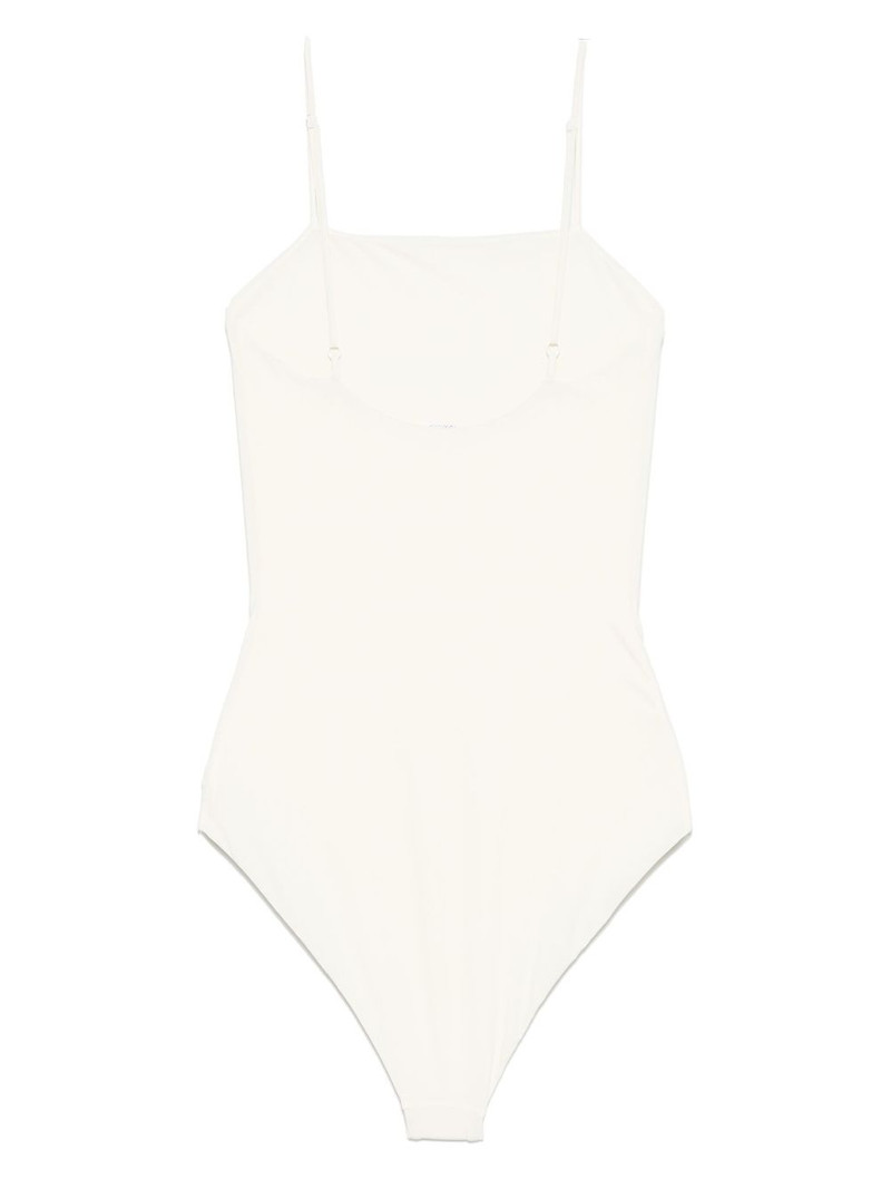 Jil Sander logo-embroidered swimsuit outlook