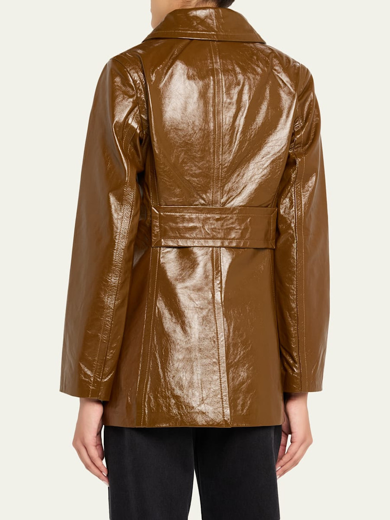 A.L.C. Ghia Glossy Leather Jacket outlook