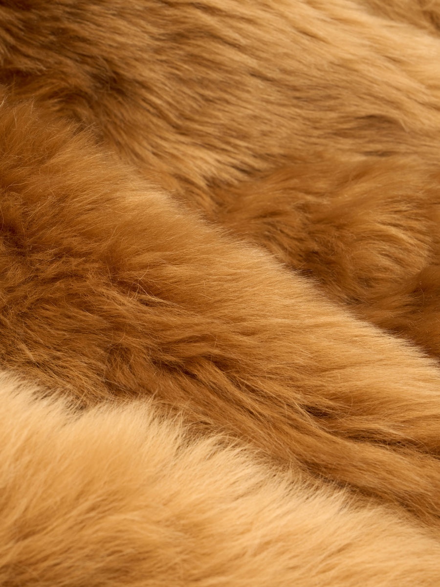 Shearling Hooded Bomber - 4