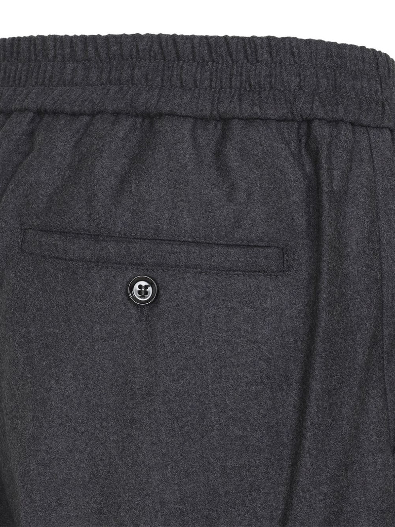 elasticated-waist wool trousers 3
