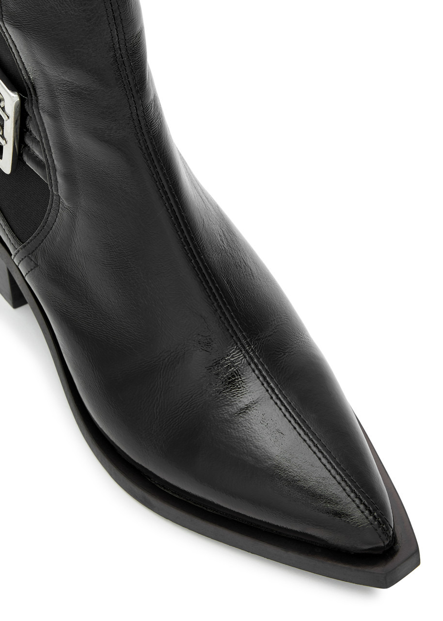 50 buckle-embellished leather Chelsea boots - 4