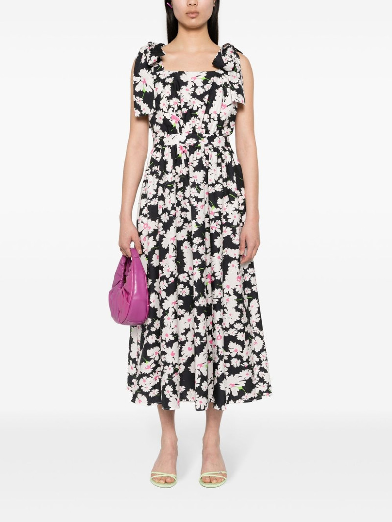 MSGM floral cotton midi dress outlook