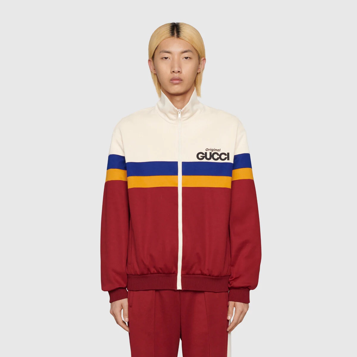 'Original Gucci' print jersey jacket - 3