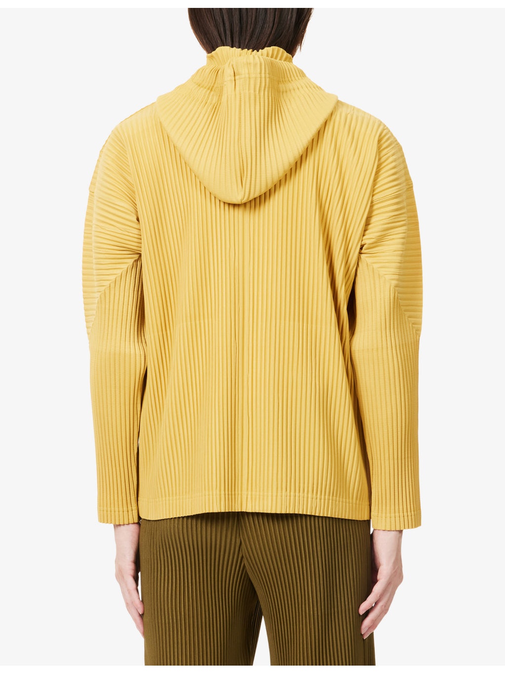 June Zip-Up Pleated Knitted Hoody - 4
