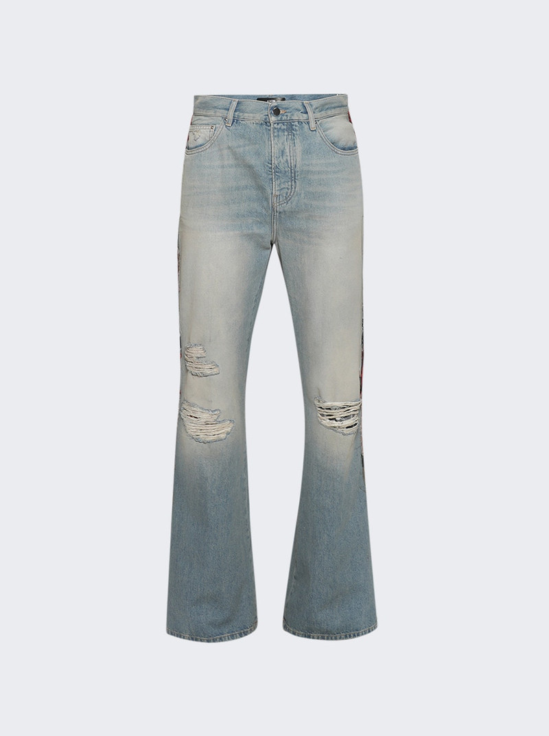 Patchwork Boot Cut Jean Driftwood Blue 1