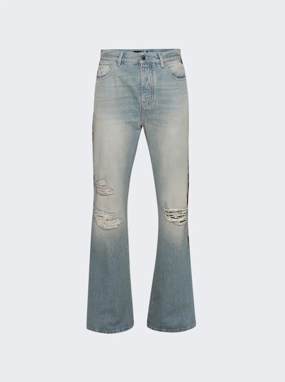 Patchwork Boot Cut Jean Driftwood Blue - 1