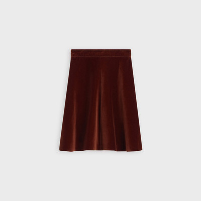 CELINE 70’S SHORT SKIRT IN VELVET outlook