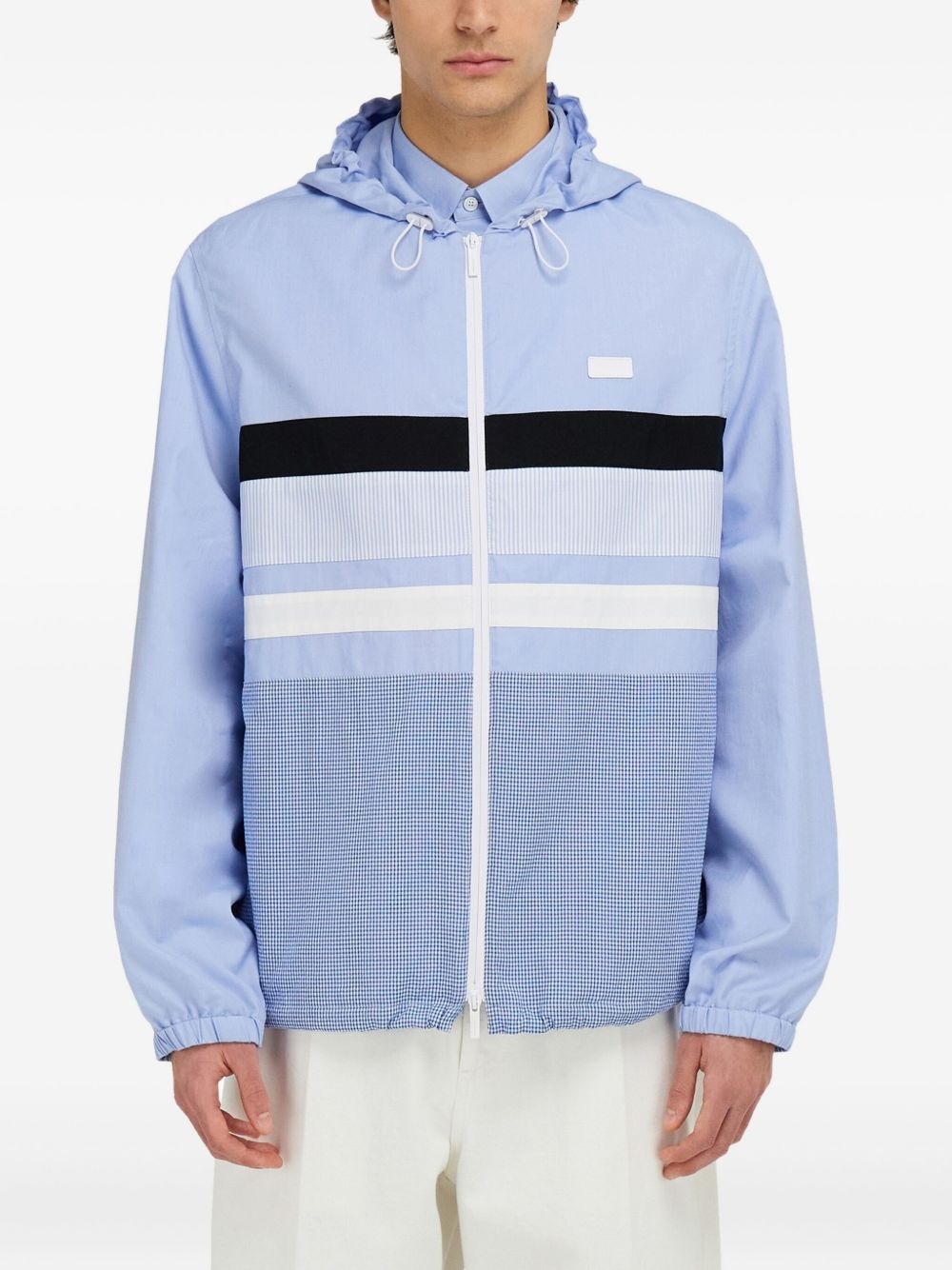 logo-patch jacket - 3