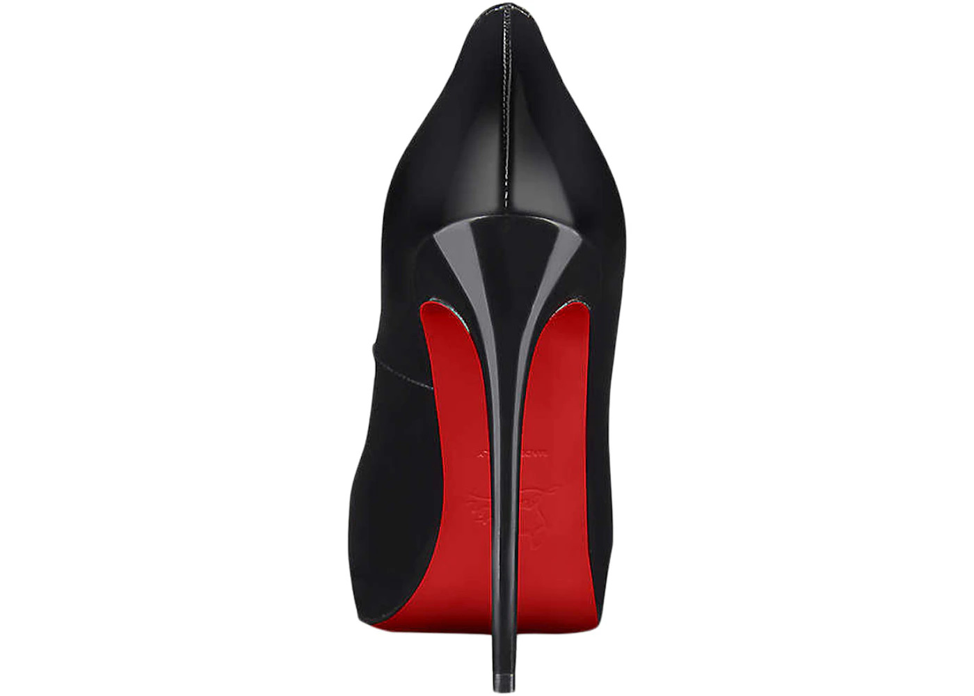 Christian Louboutin New Very Prive 120 Pump Black Patent Leather - 2
