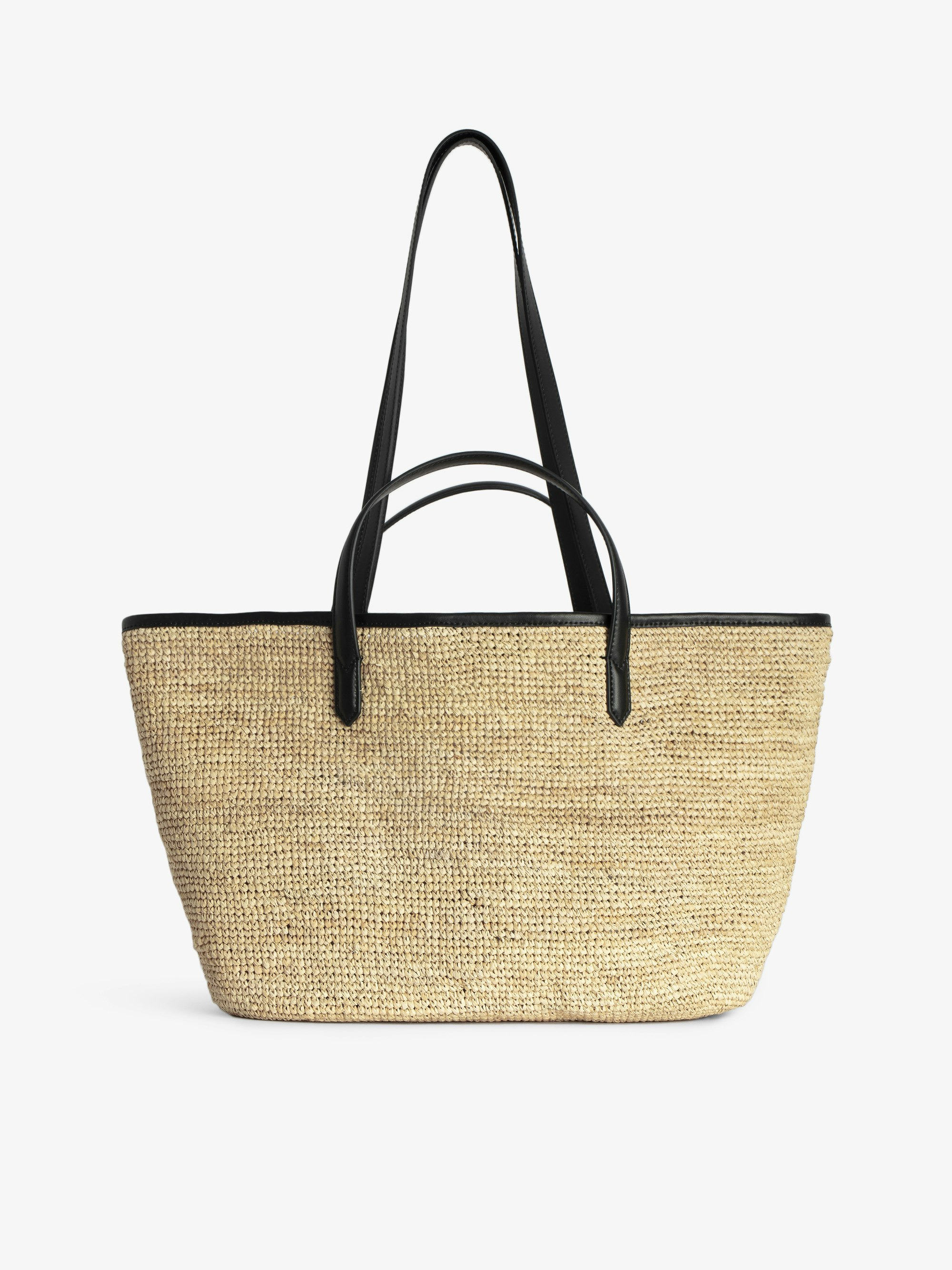 Wings Raffia Basket Bag - 2