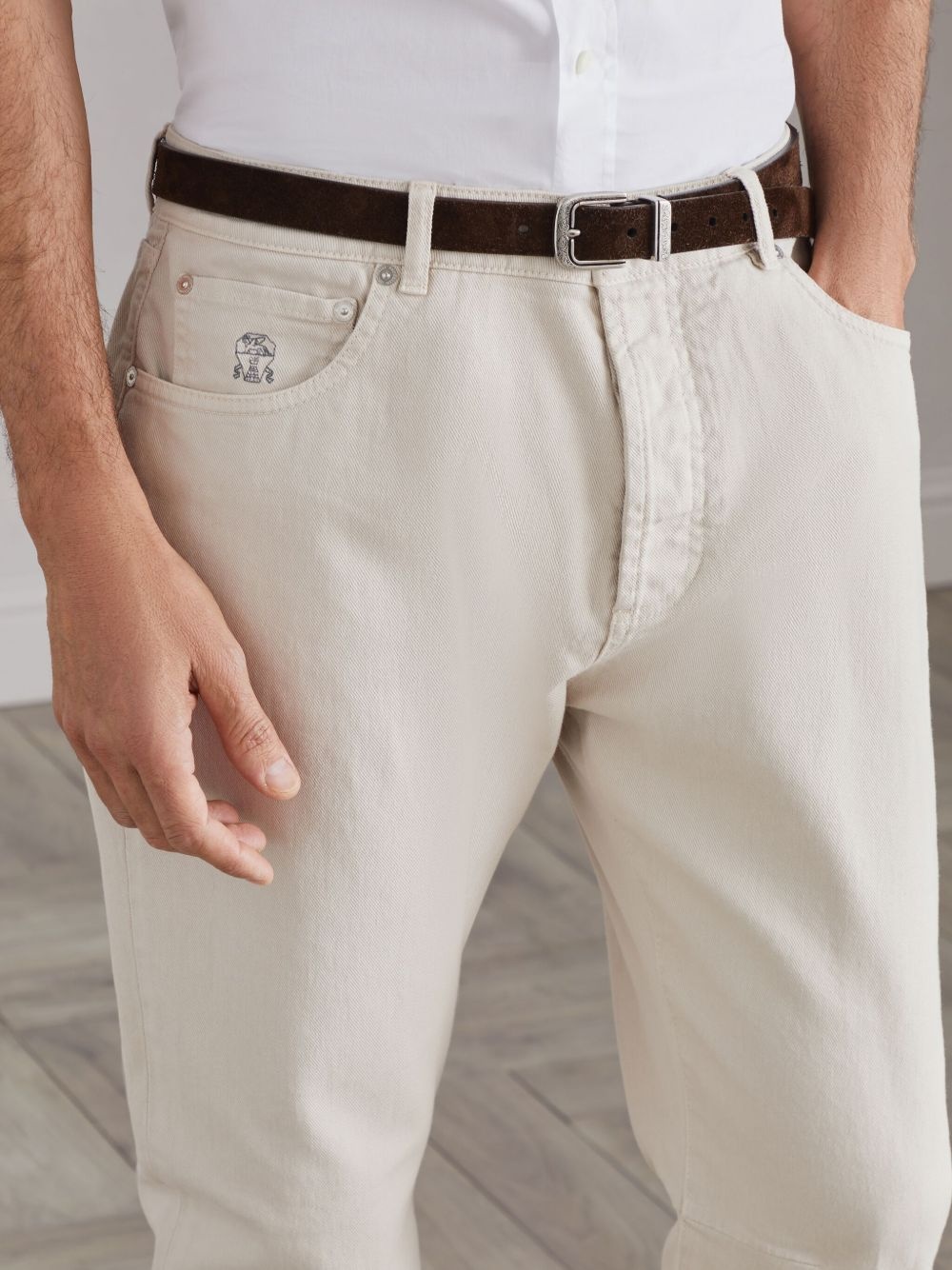 mid-rise straight-leg jeans - 5
