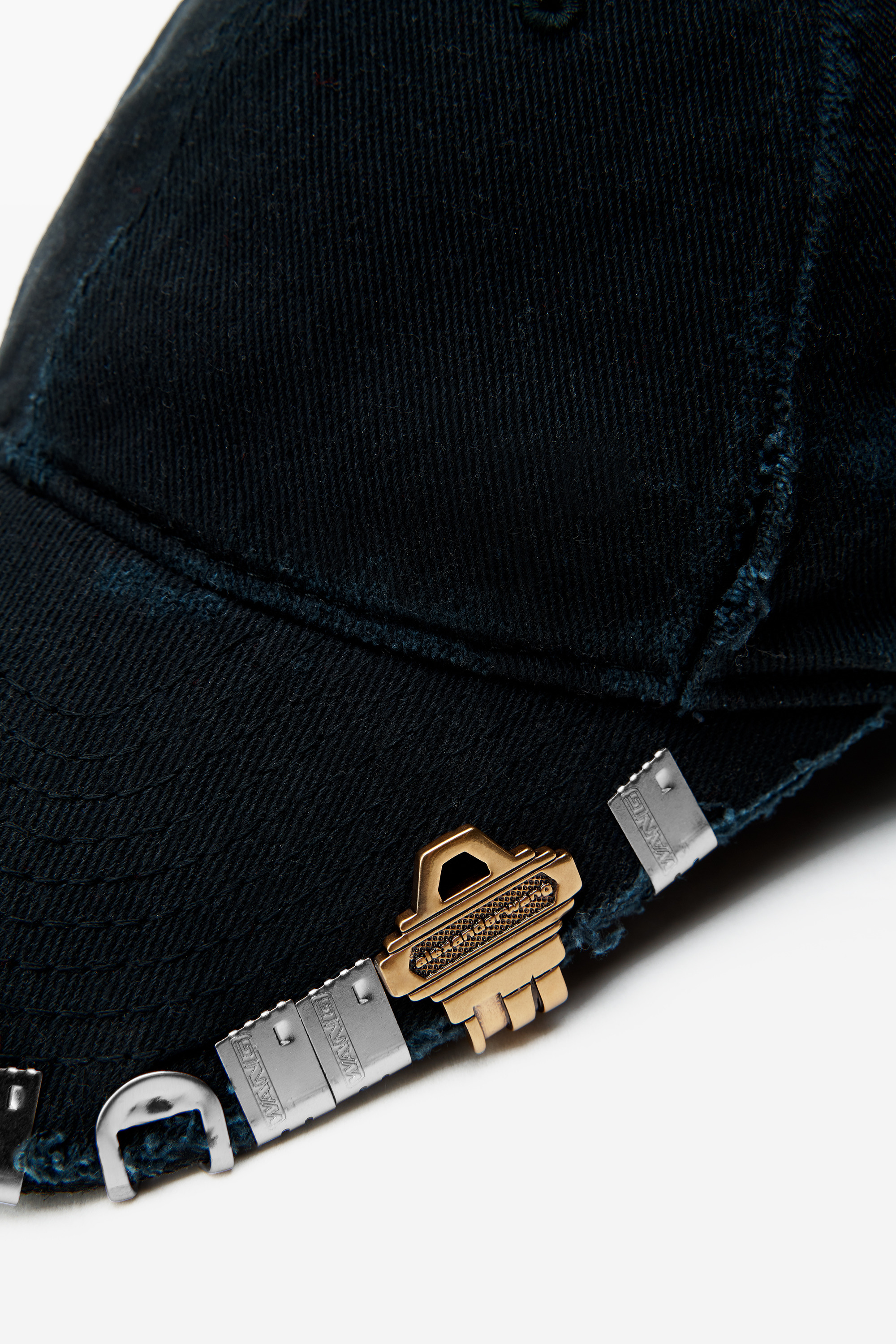 Black Graffiti Logo Baseball Cap - 2