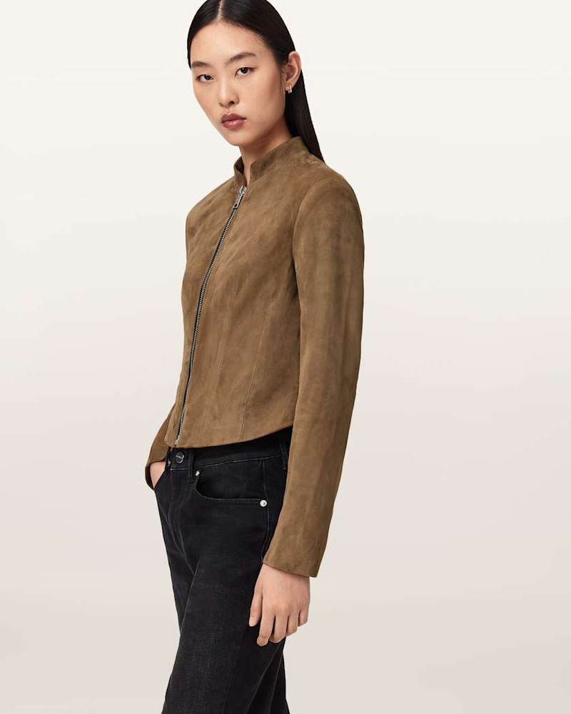 SADLER SLIM FIT SUEDE JACKET 6