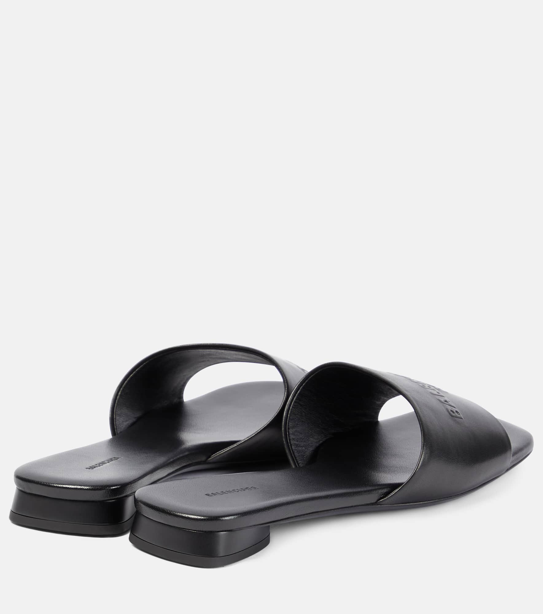 Duty Free leather slides - 3