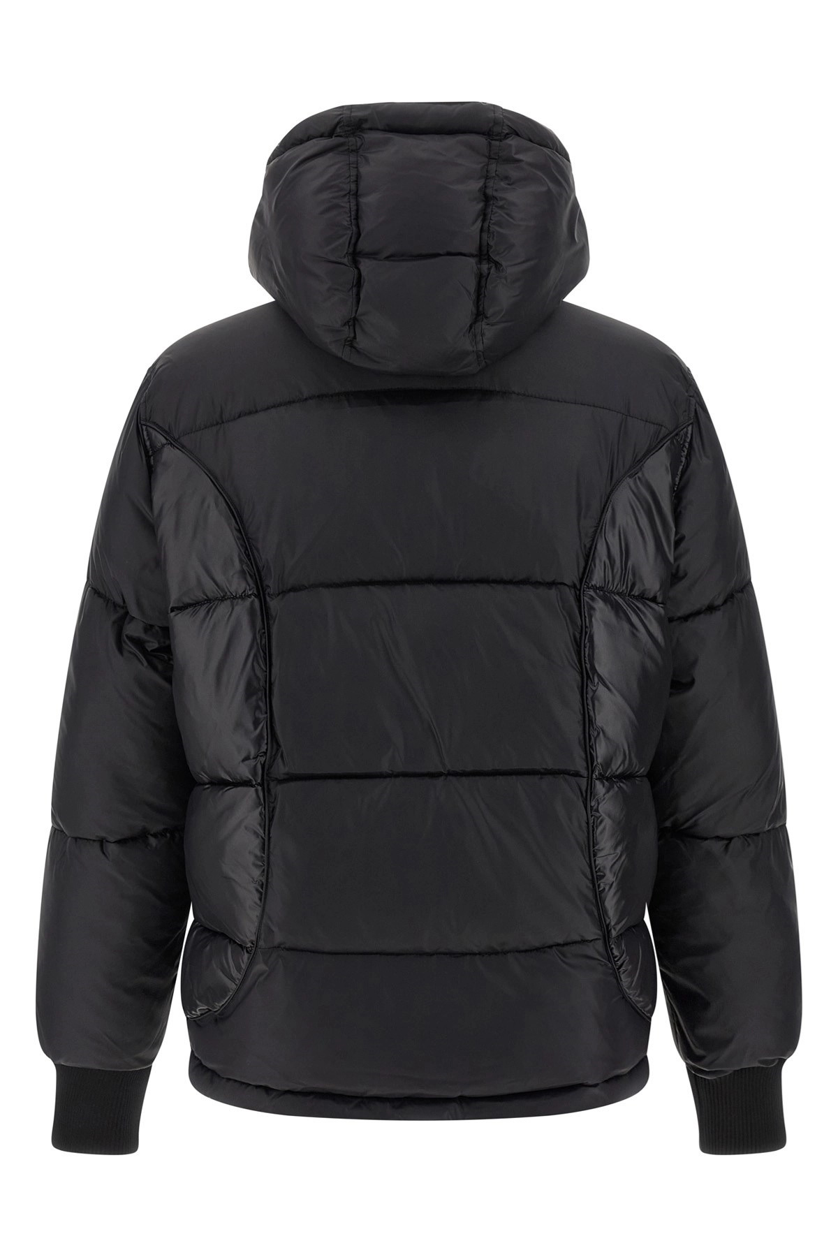 Logo patch down jacket - 2