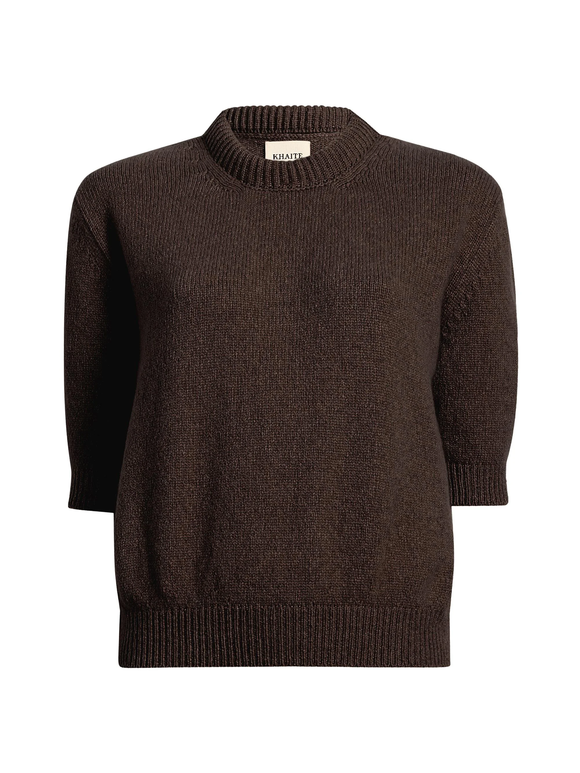Women's Davin Cashmere Sweater - Coffee - 1