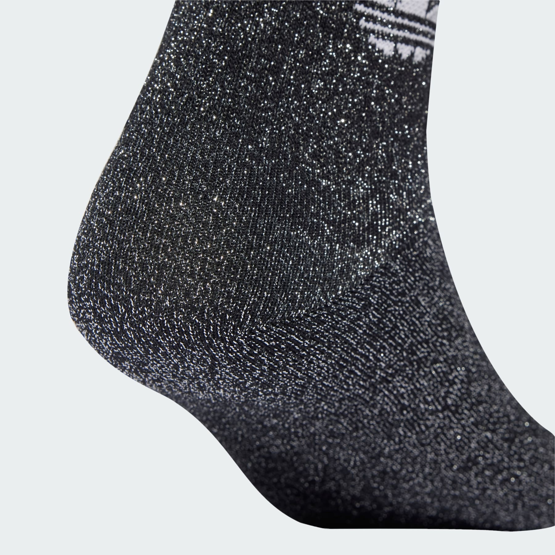 3-Stripes Glitter Crew Socks 2 Pairs - 3