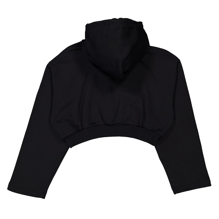 Versace Medusa Head-Embellished Cropped Hoodie - 6