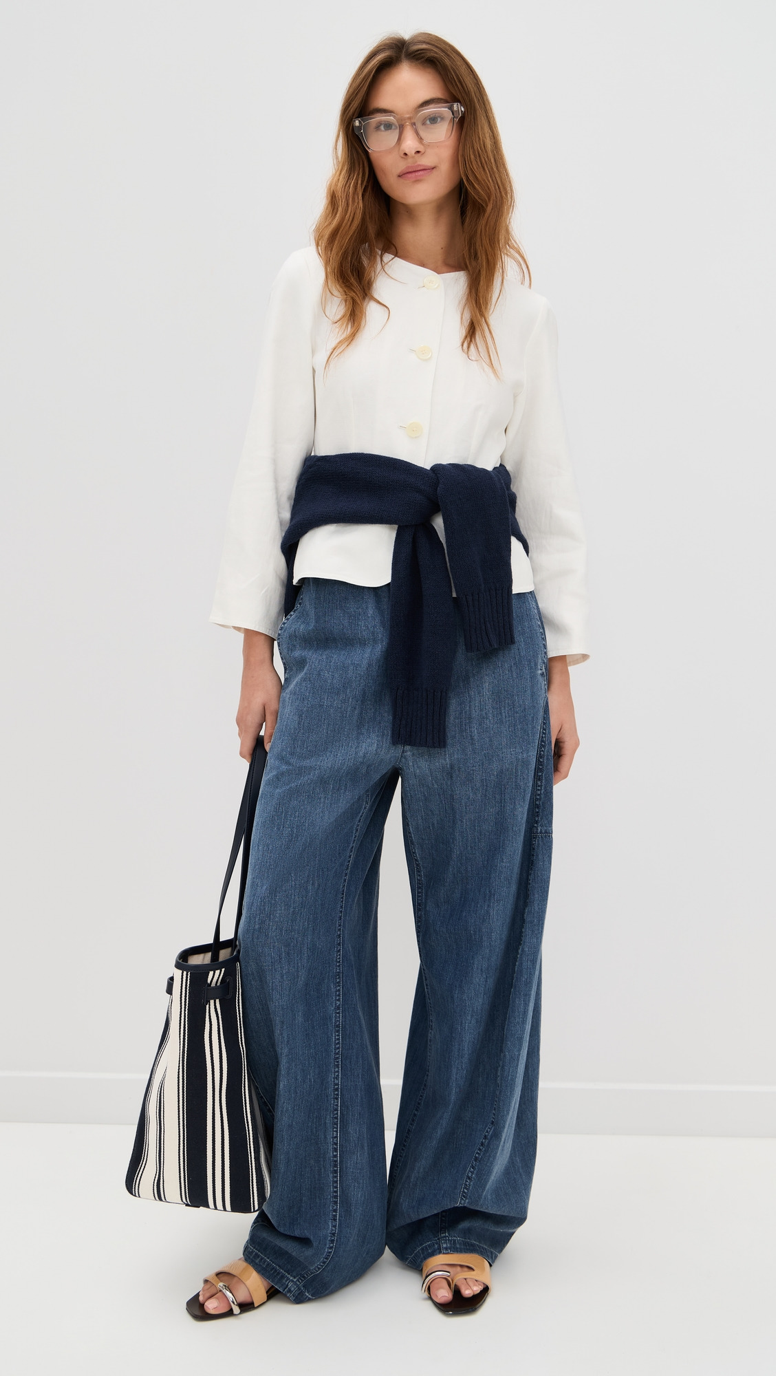 Stripe Canvas Tote - 6