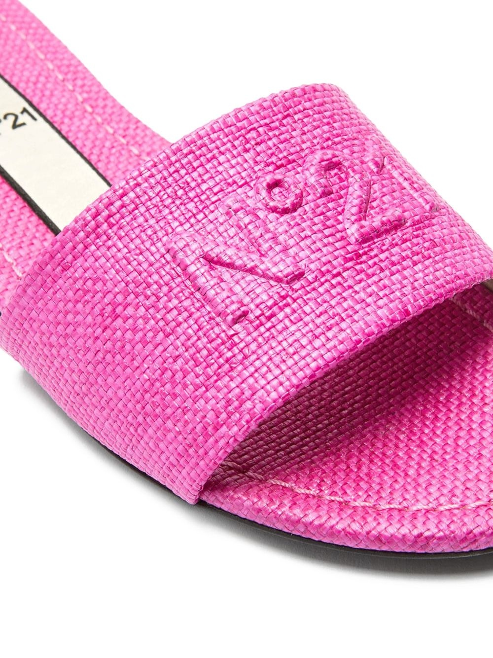 logo-embossed sandals - 3