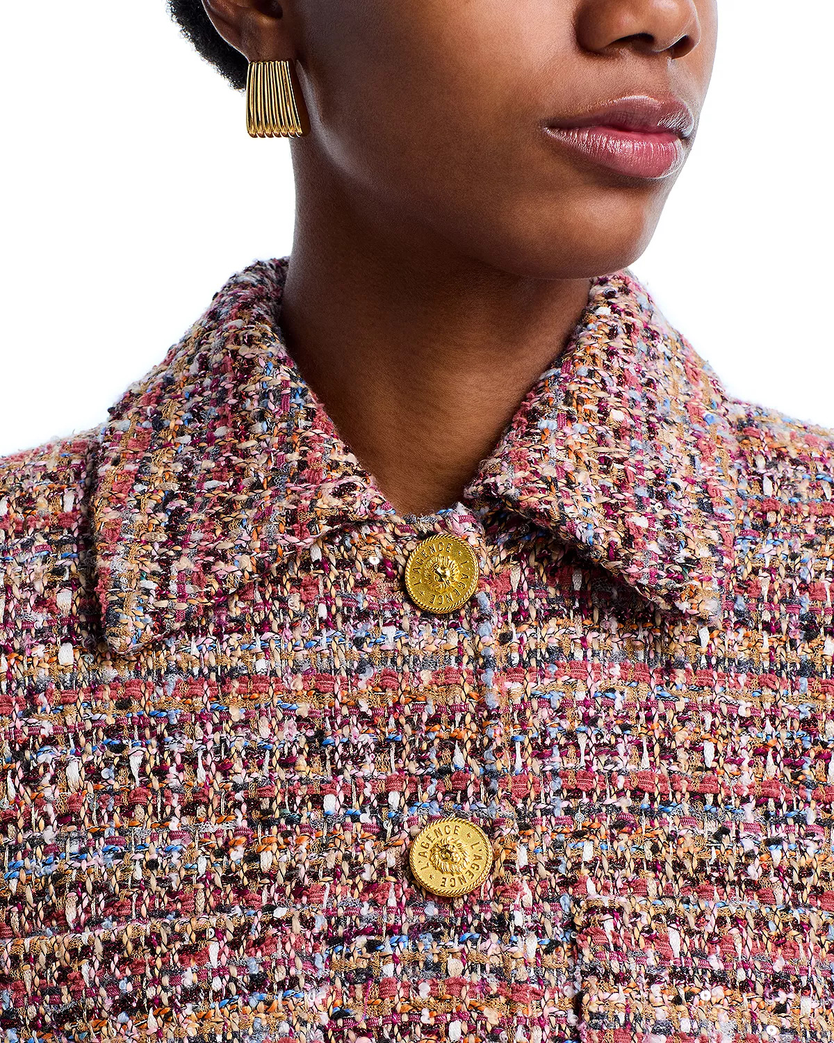 Jia Tweed Crop Jacket - 8