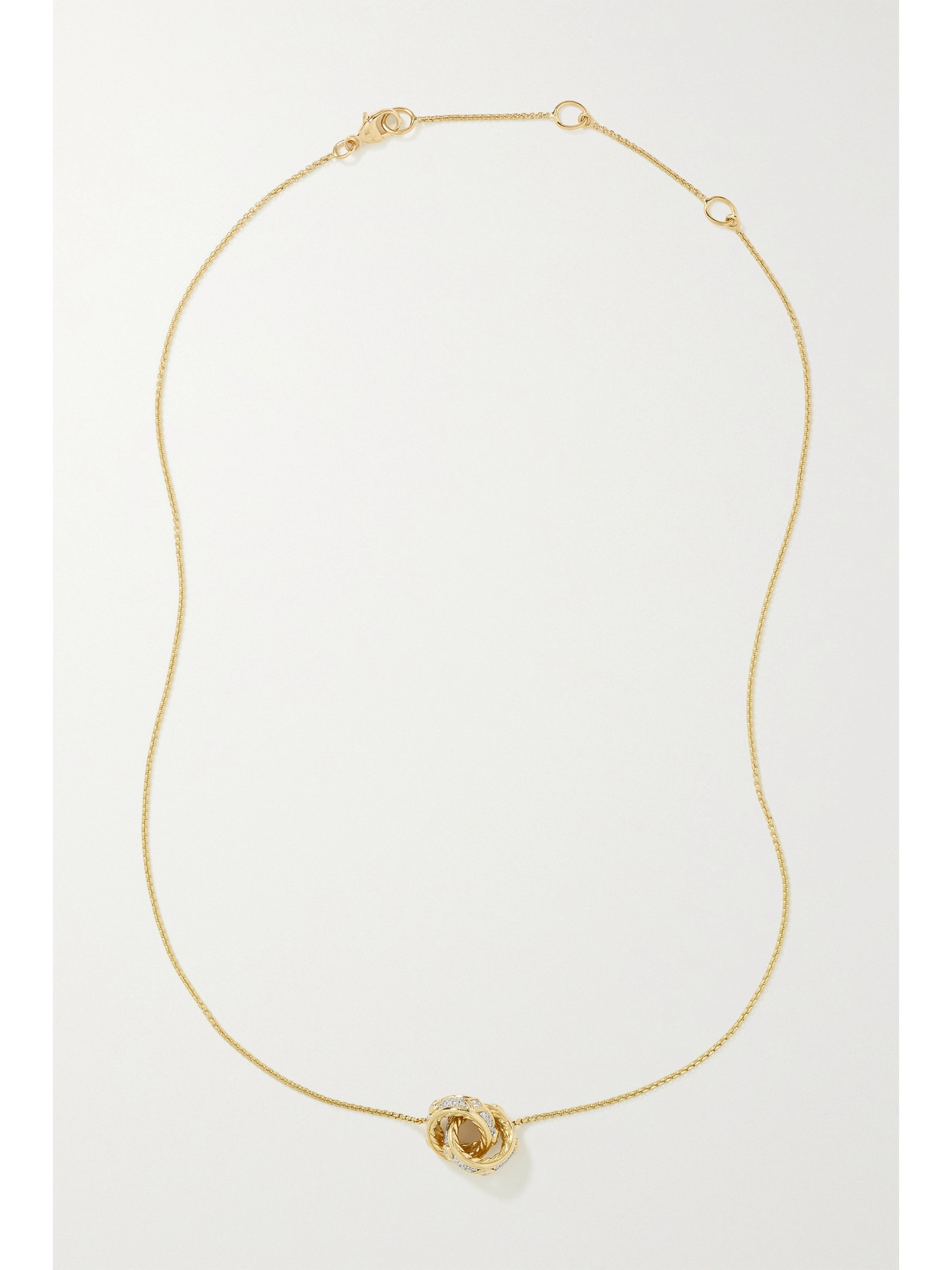 Modern Renaissance 18-karat Gold Diamond Necklace - 4