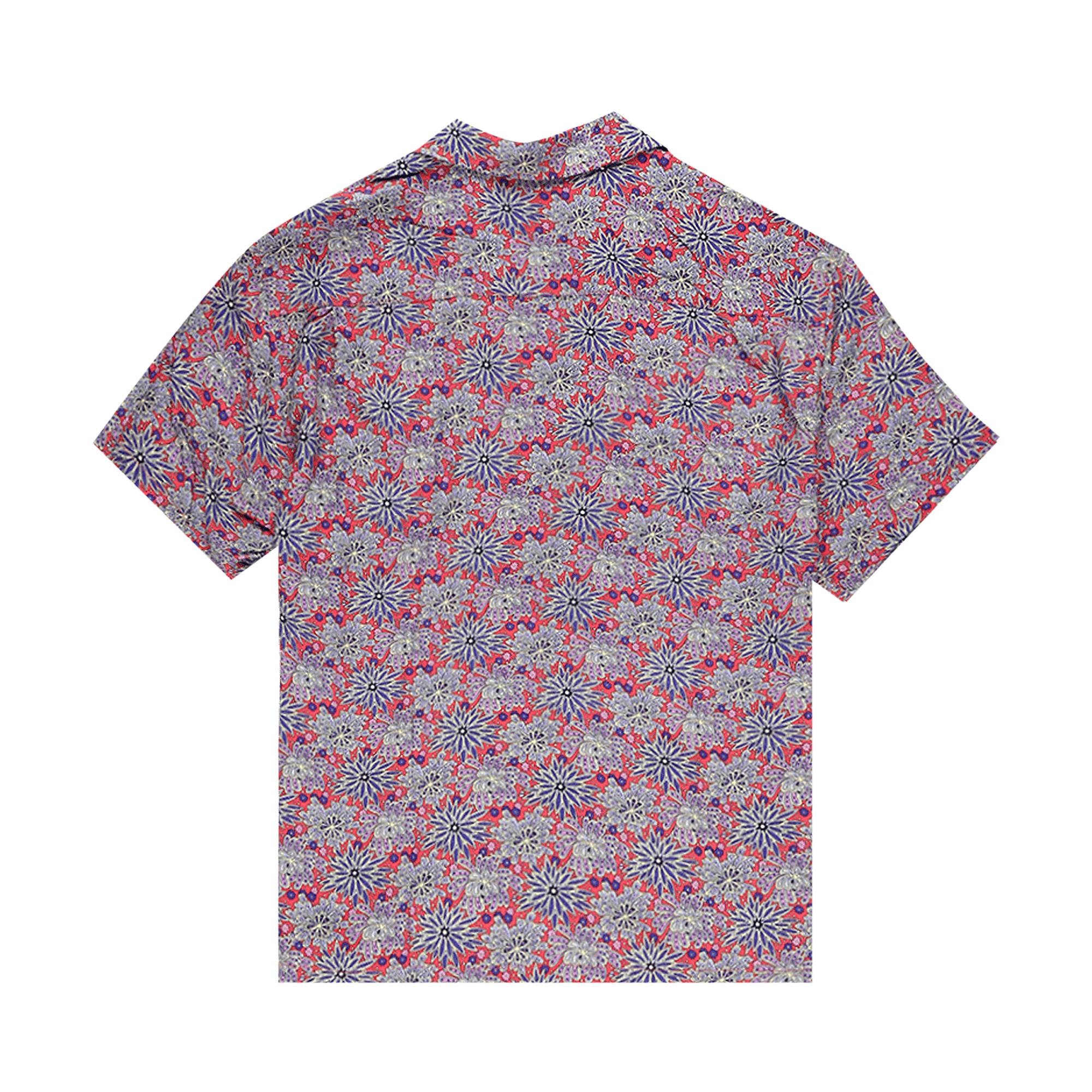 Stussy Floral Print Shirt 'Red' - 2