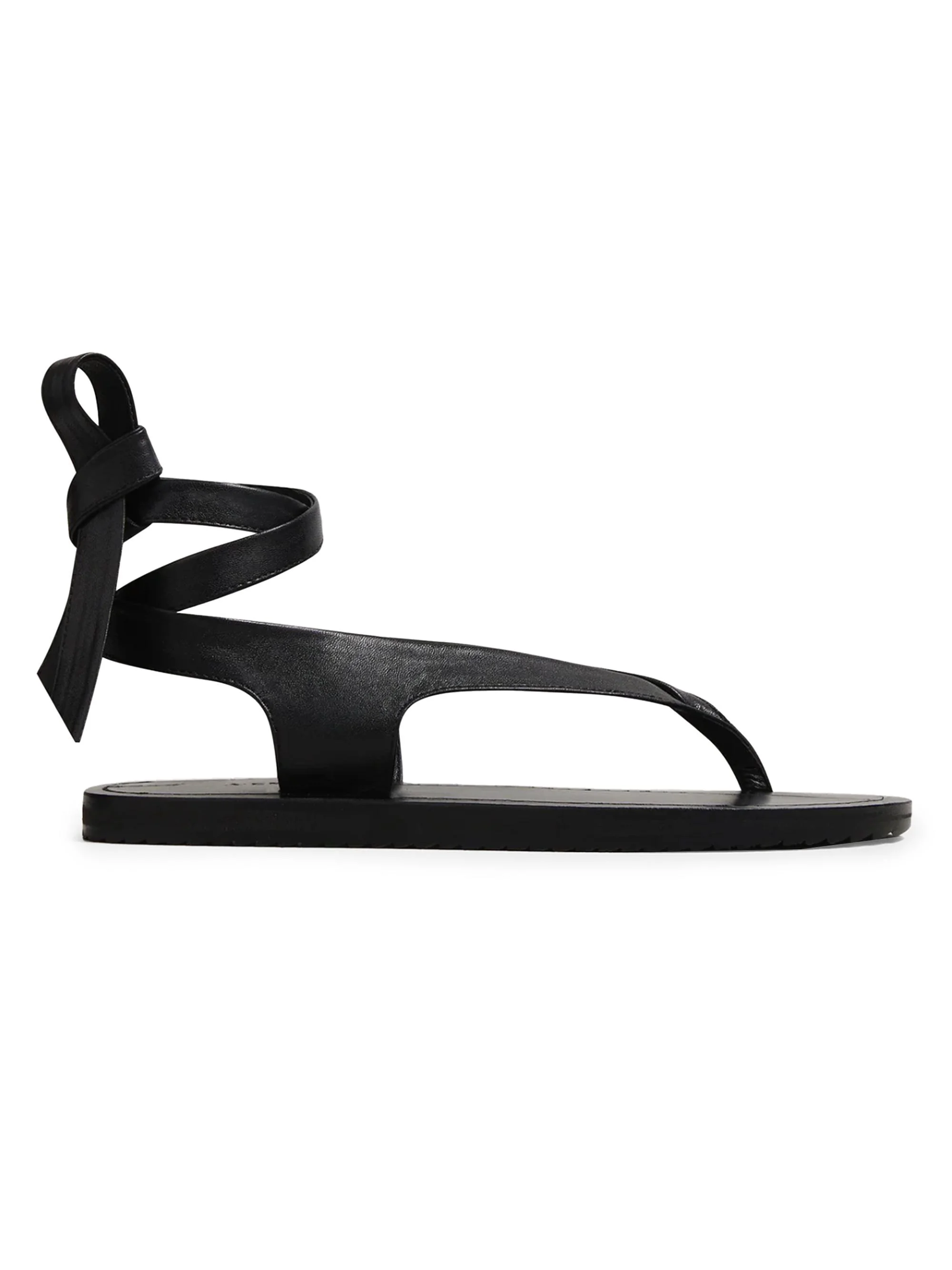 A. Emery Women's Elmer Ankle Tie Sandals - Black - 1