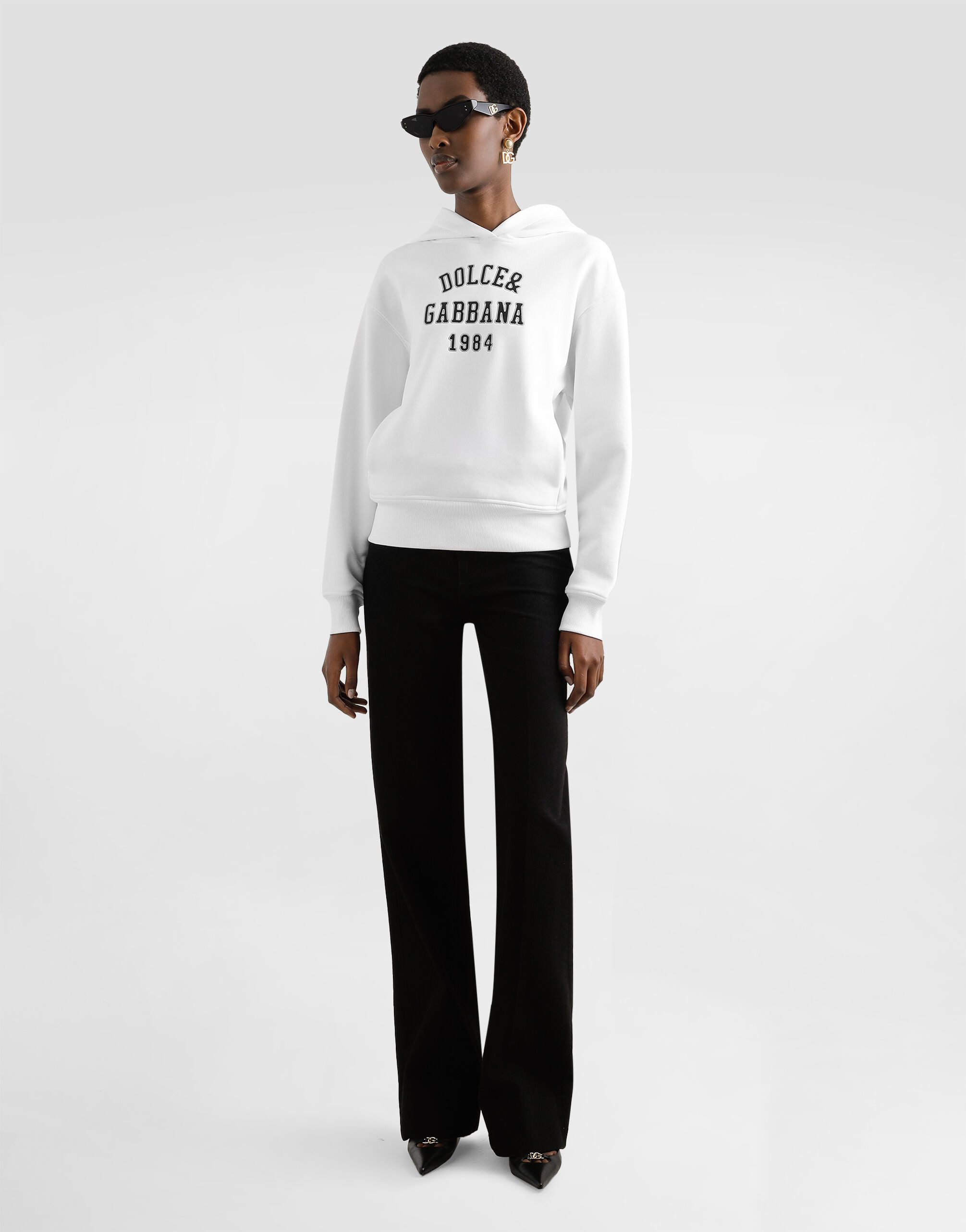 Cotton sweatshirt with embroidery - 2