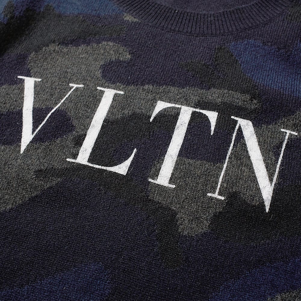 Valentino Camo VLTN Print Crew Knit - 2