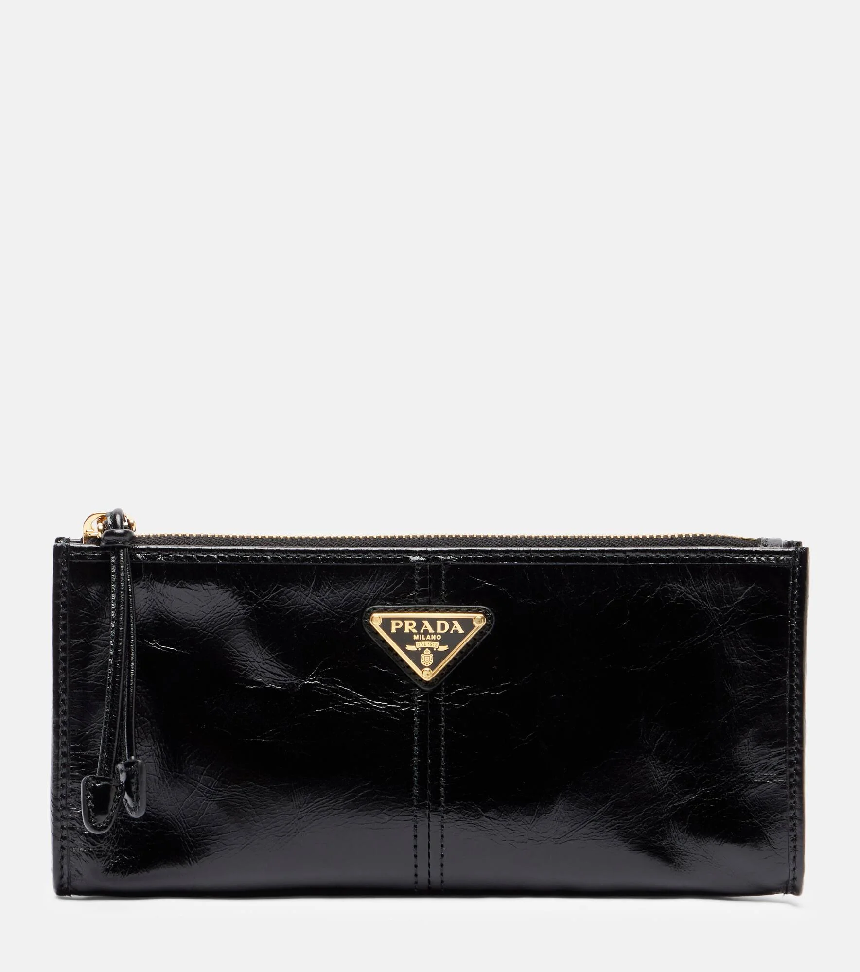Logo leather pouch - 1