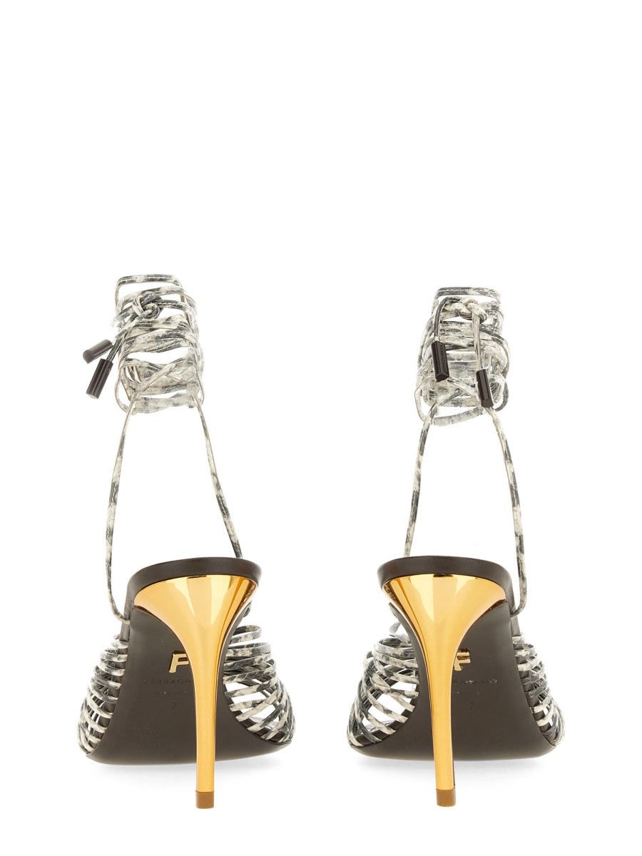 Ferragamo Women Leather Sandal - 3