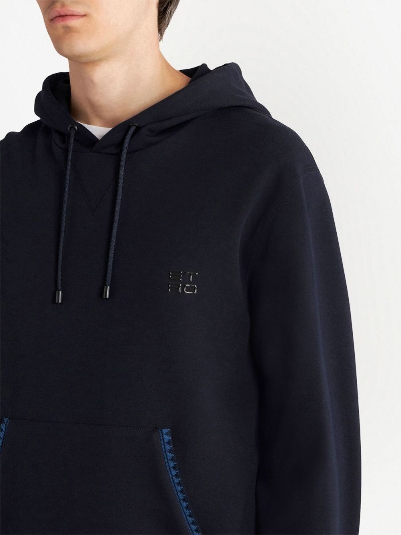 logo-patch pullover hoodie - 4